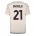 AS Roma Paulo Dybala #21 Venkovní Dres 2023-24 Krátkým Rukávem